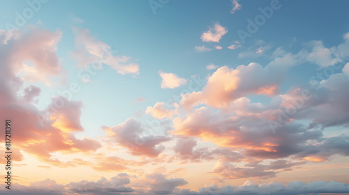 Beatiful sky with comolus clouds © Sonya