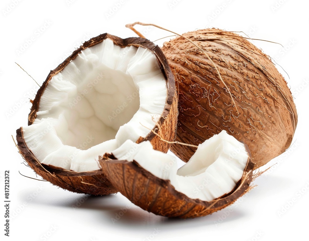 Coconut isolated on white background Coconut isolated on white background