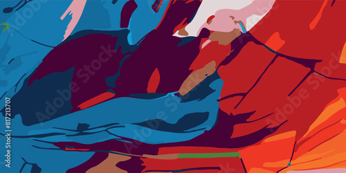 Colorful Abstract wallpaper design, Colorful Wave background, Transform any room with dynamic waves of color art, adding a modern and artistic touch to your creations, Colorful Abstract Background