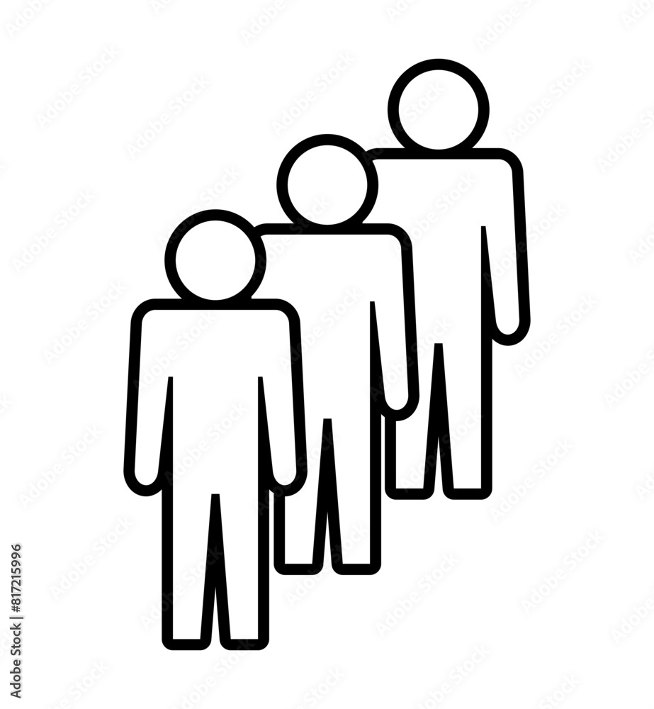 Symbol, ikona ludzi. Plik wektorowy. Symbol, ikona ludzi. Plik wektorowy.