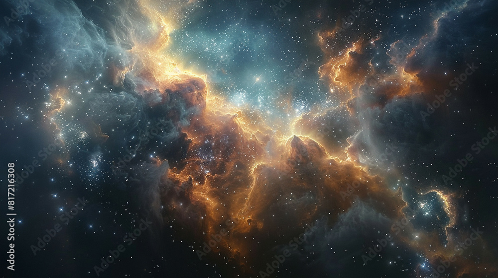 Stunning Cosmic Photo of a Nebula's Reflection Capturing the Ethereal Beauty of Space's Mystical Light and Color Stunning Cosmic Photo of a Nebula's Reflection Capturing the Ethereal Beauty of Space's Mystical Light and Color