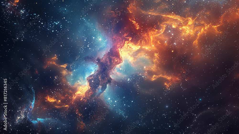 Stunning Cosmic Photo of a Nebula's Reflection Capturing the Ethereal Beauty of Space's Mystical Light and Color Stunning Cosmic Photo of a Nebula's Reflection Capturing the Ethereal Beauty of Space's Mystical Light and Color