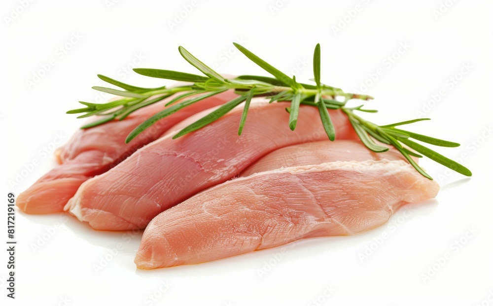 chicken meat raw isolated on white background chicken meat raw isolated on white background