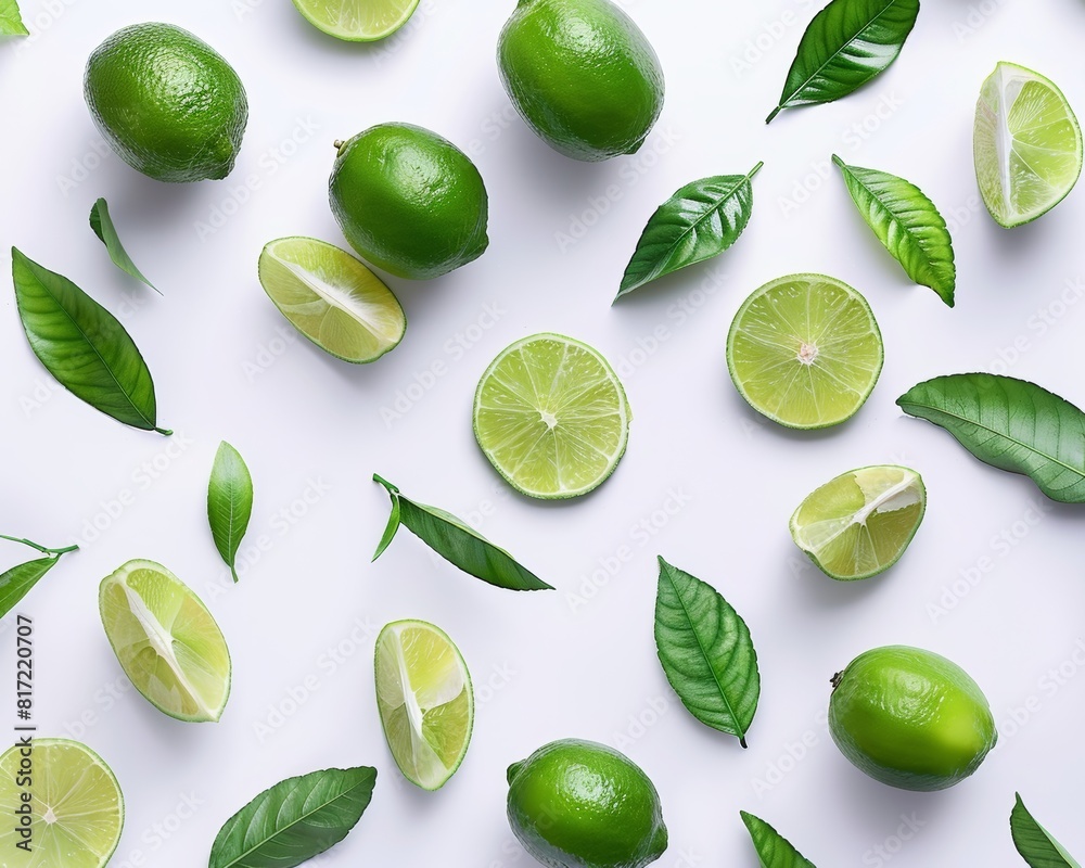 lime isolated on white background lime isolated on white background