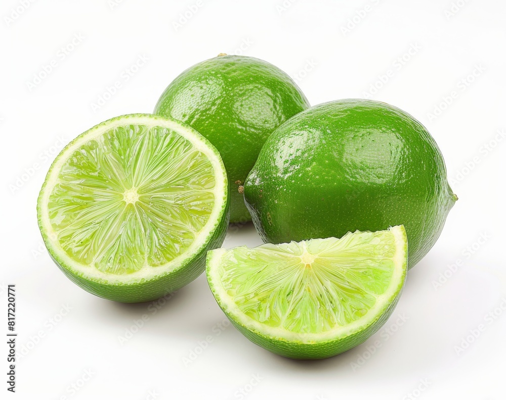 lime isolated on white background lime isolated on white background
