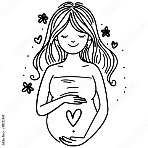 Pregnant Woman, Baby Shower and Motherhood