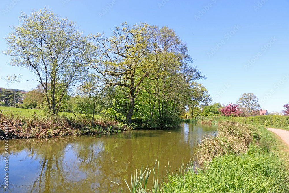 Path by the Tiverton canal, Devon Path by the Tiverton canal, Devon