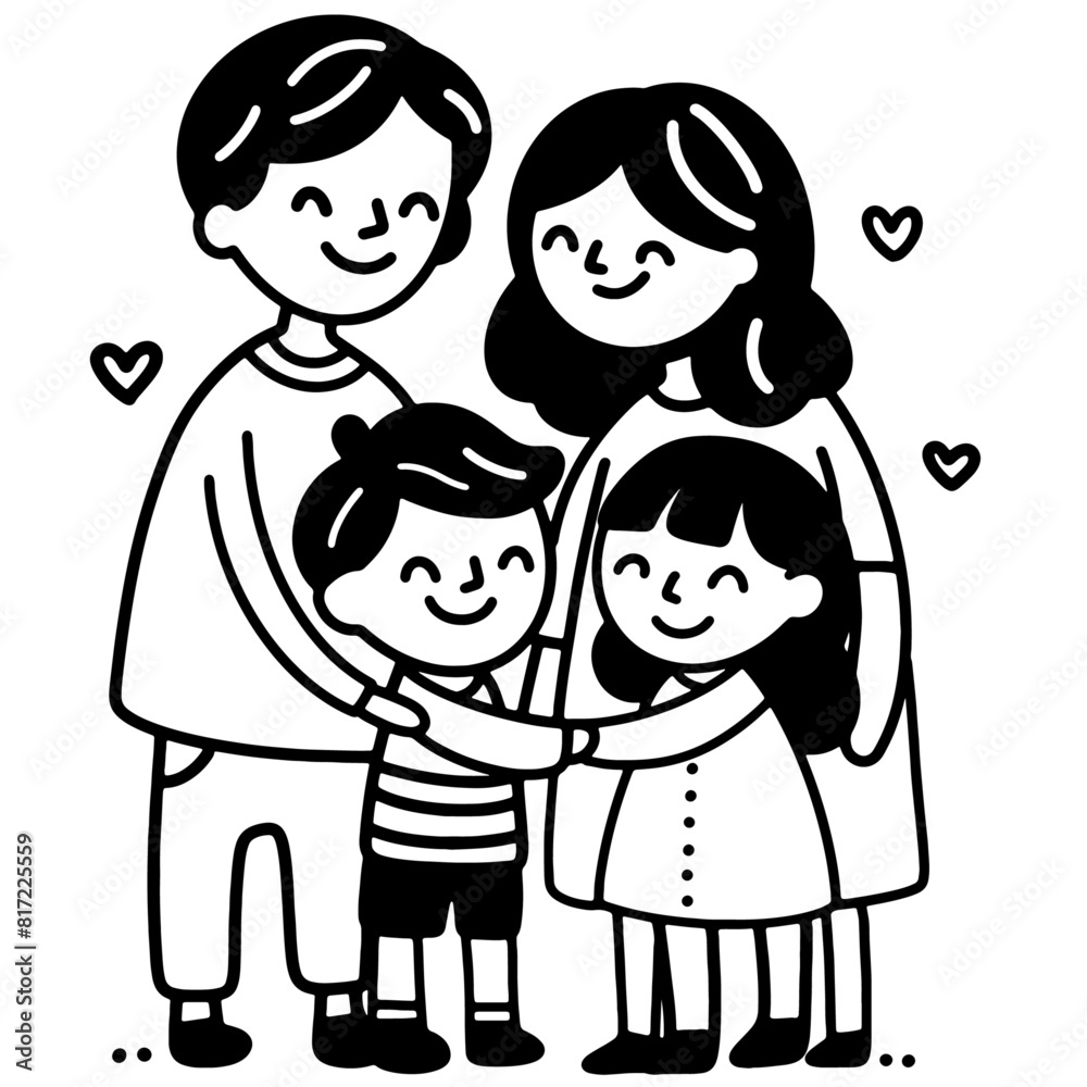 Family Tree for Mother, Father, Son, and Daughter Family Tree for Mother, Father, Son, and Daughter