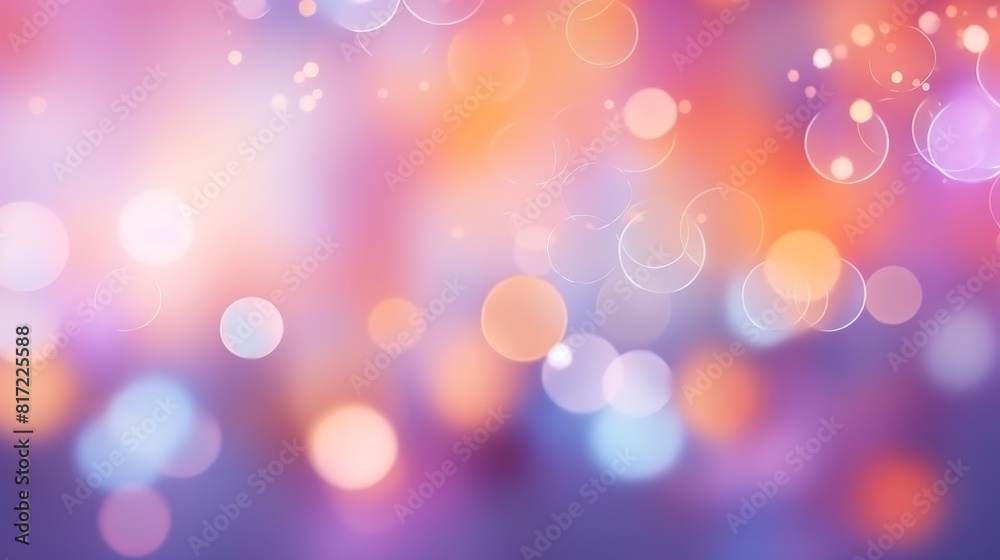 Blur bokeh banner background. Pastel pink, purple, peach colors bokeh background Blur bokeh banner background. Pastel pink, purple, peach colors bokeh background