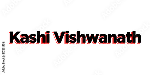 Kashi Vishwanath lettering 