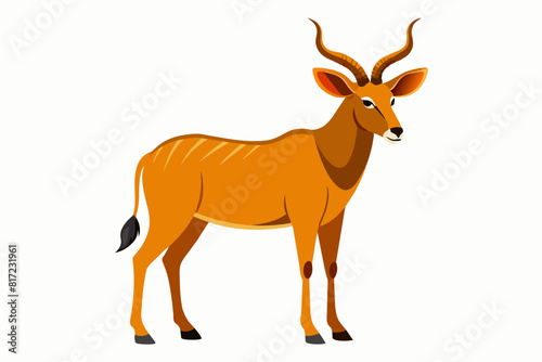 eland cartoon vector illustration