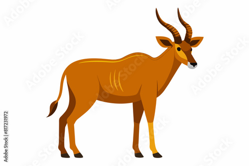 eland cartoon vector illustration