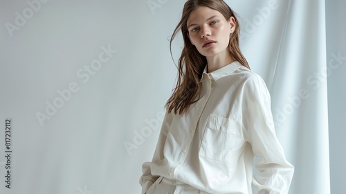 A fashion editorial photo shoot inspired by minimalism