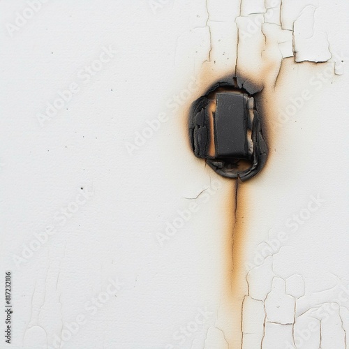 Fire-Damaged Wall Textures for Dramatic and Atmospheric Photography