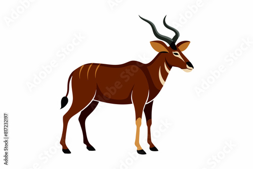 eland cartoon vector illustration