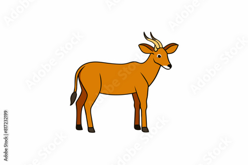 eland cartoon vector illustration