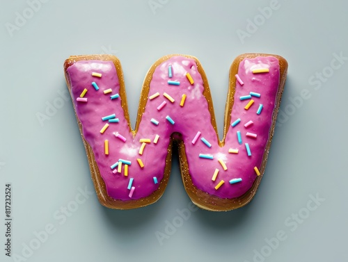 W donut letter © XTSTUDIO