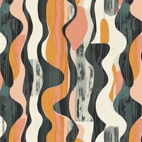  Abstract Pattern that celebrates the beauty of repetition and rhythm