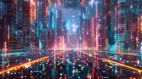 The city of the future is a place of gleaming skyscrapers, advanced technology, and endless possibilities