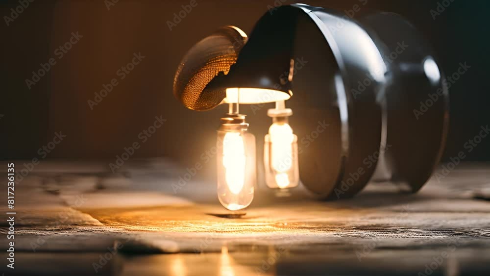 Light Bulb on Table Generative AI Light Bulb on Table Generative AI