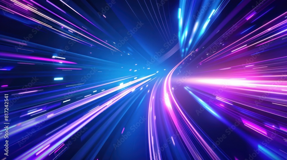Cyber, digital, speed of light road speed concept. fast neon background Cyber, digital, speed of light road speed concept. fast neon background