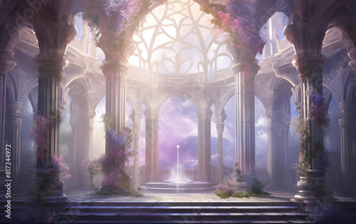 medieval palace interior