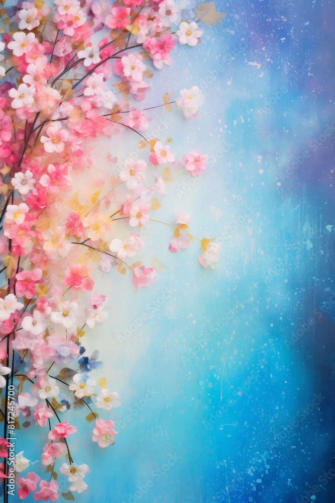 A stunning image with a vibrant blend of colors in the background A stunning image with a vibrant blend of colors in the background