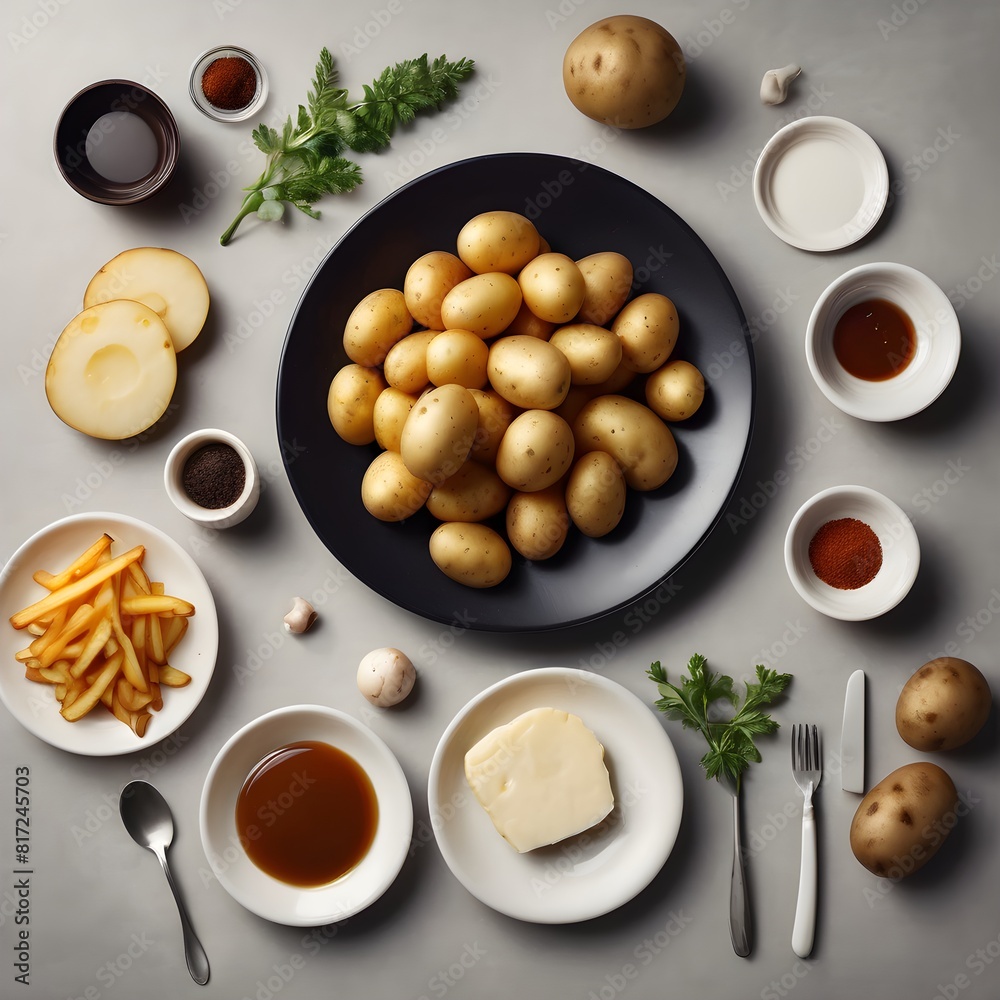potatoes with onion and parsley potatoes with onion and parsley