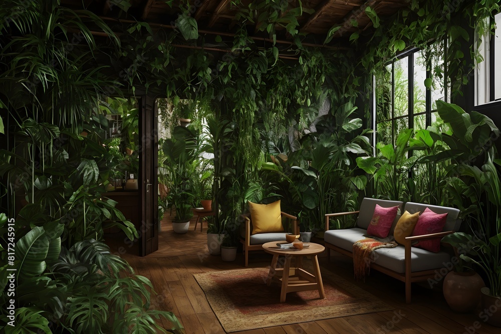Jungle interior