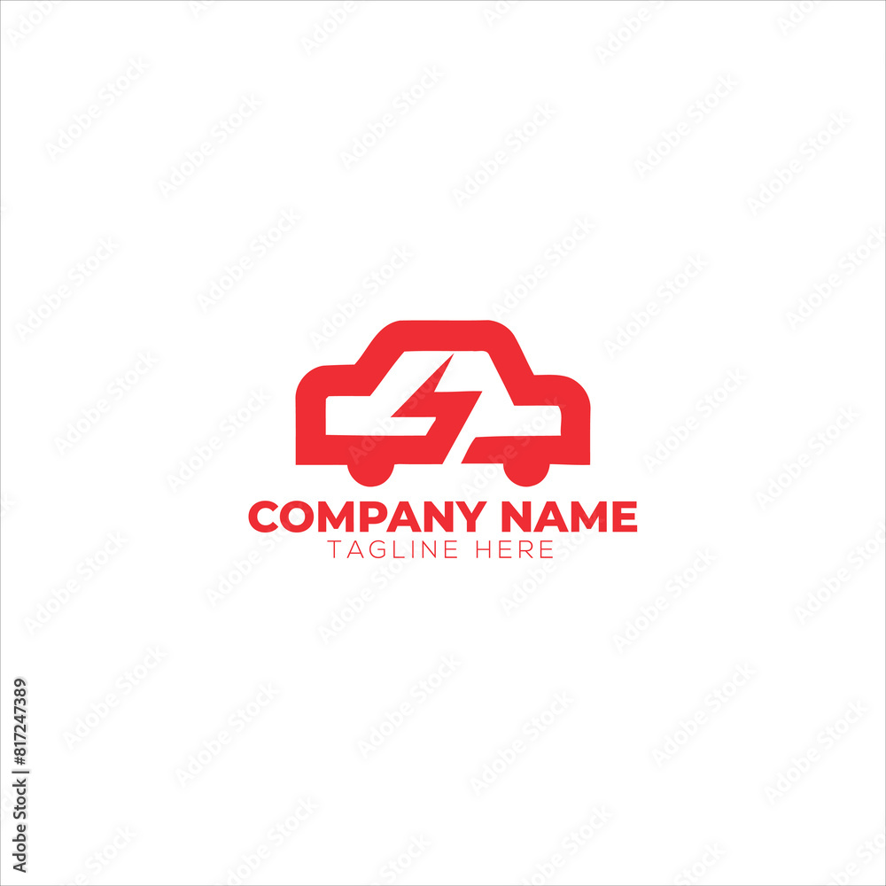 Electric bicycle with bolt logo design vector illustration.
Electric bicycle with bolt logo design vector illustration.