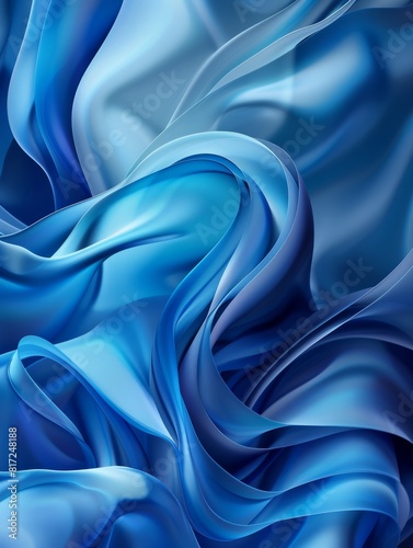 abstract blue curve background