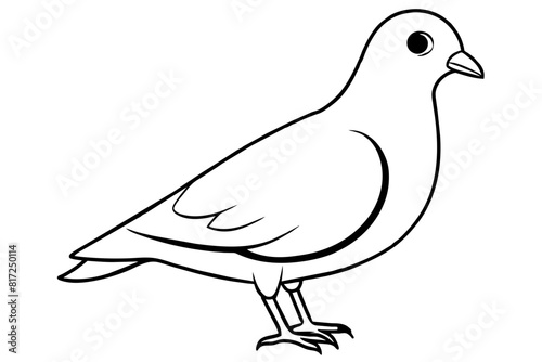 peep bird vector silhouette illustration