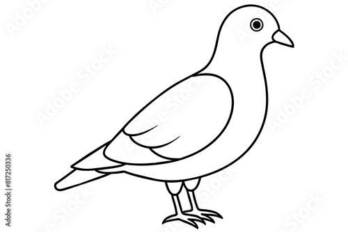 peep bird vector silhouette illustration