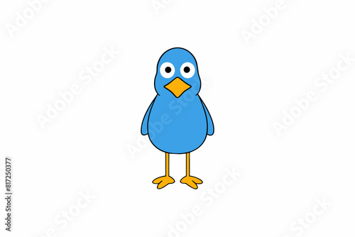 peep cartoon vector illustration