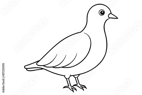peep bird vector silhouette illustration