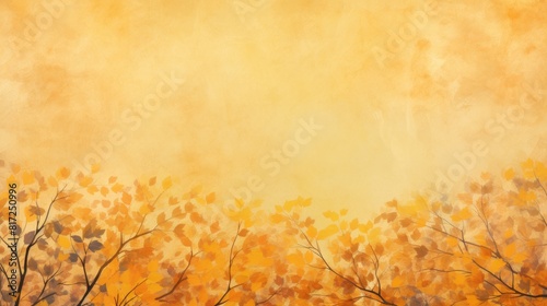 Fall backdrop featuring vibrant foliage in shades of yellow and orange