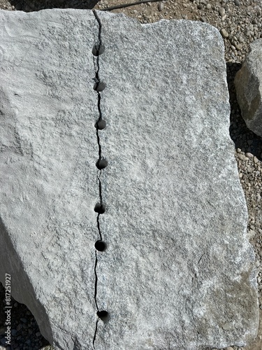 Steinbohrung