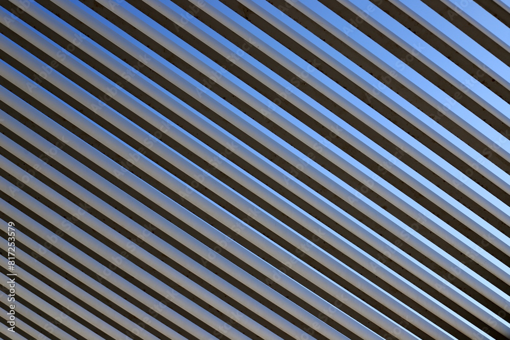 Obraz premium Architectural details close up. Abstract geometric background.