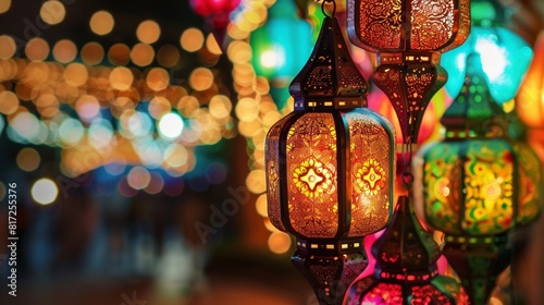 lanterns in the temple © Muzamil