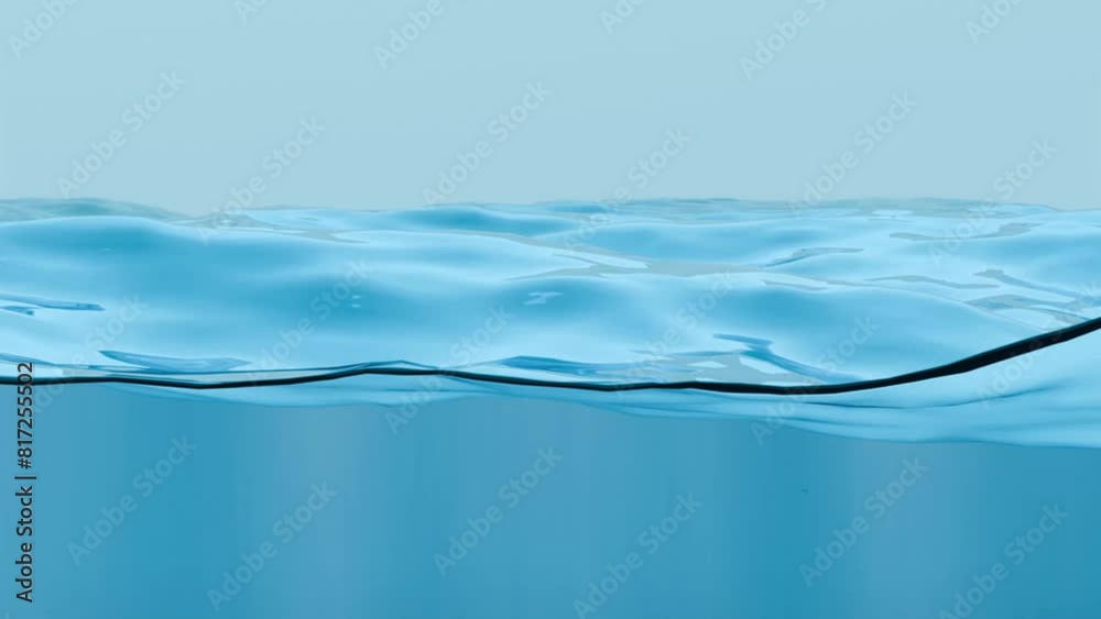 Animation of the ocean diving into clear water. Animation of the ocean diving into clear water.