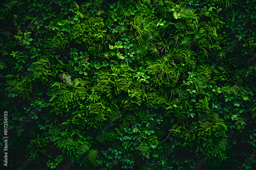 Enchanted forest moss texture background, perfect for fantasy-themed designs and nature-inspired projects.