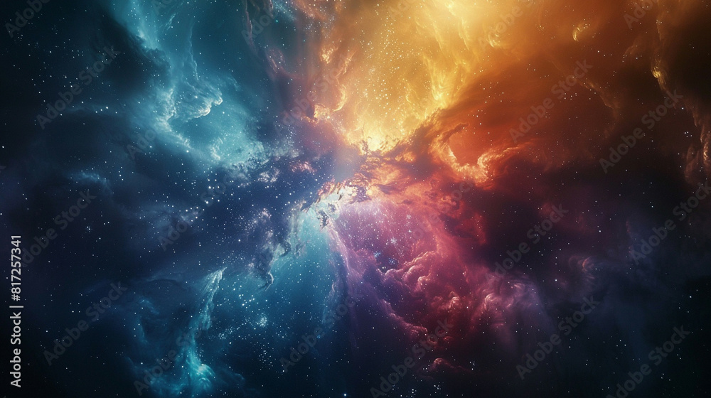Breathtaking Landscape Photo of a Colorful Space Nebula Capturing the Vibrant Beauty and Wonders of the Cosmos Breathtaking Landscape Photo of a Colorful Space Nebula Capturing the Vibrant Beauty and Wonders of the Cosmos