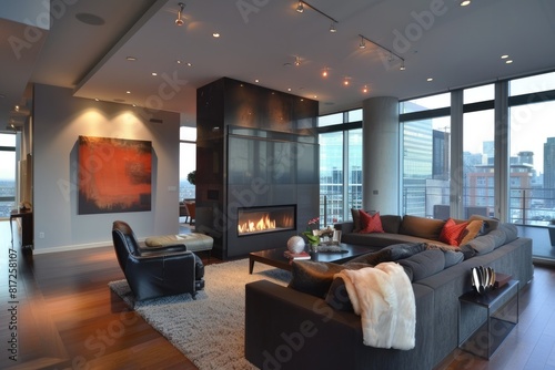 An inviting contemporary li...