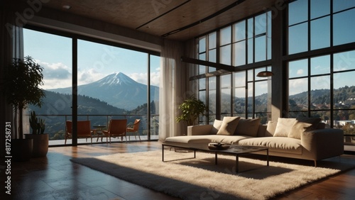 Beautiful classic living room in a minimalist view © Damian Sobczyk