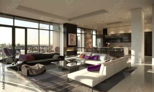 An inviting contemporary li...