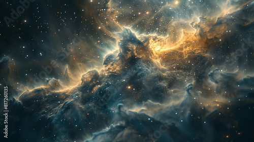 Stunning Macro Photo Captures Intricate Details of a Cosmic Dust Cloud in Space