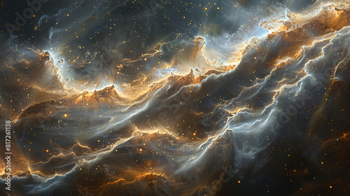 Stunning Macro Photo Captures Intricate Details of a Cosmic Dust Cloud in Space