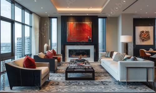An inviting contemporary li...