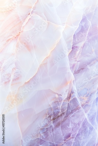 Close-up of marble stone texture surface, Pastel marble textured background, Polished quartz slice mineral, Marble geode patterned texture, Macro detail Agate or Amethyst slice, AI generated