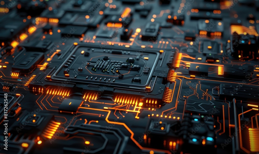 Circuit board background